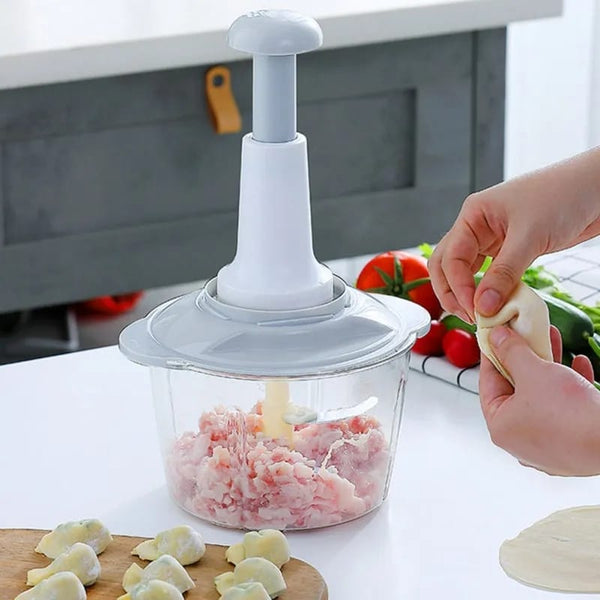 Manual Hand Push Chopper | VEGETABLES AND MEAT CHOPPER